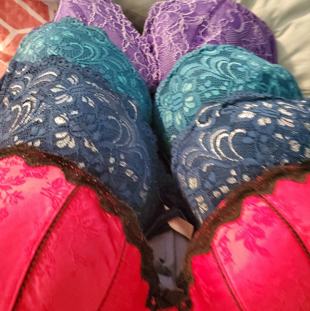 Cacique plunge bra lot